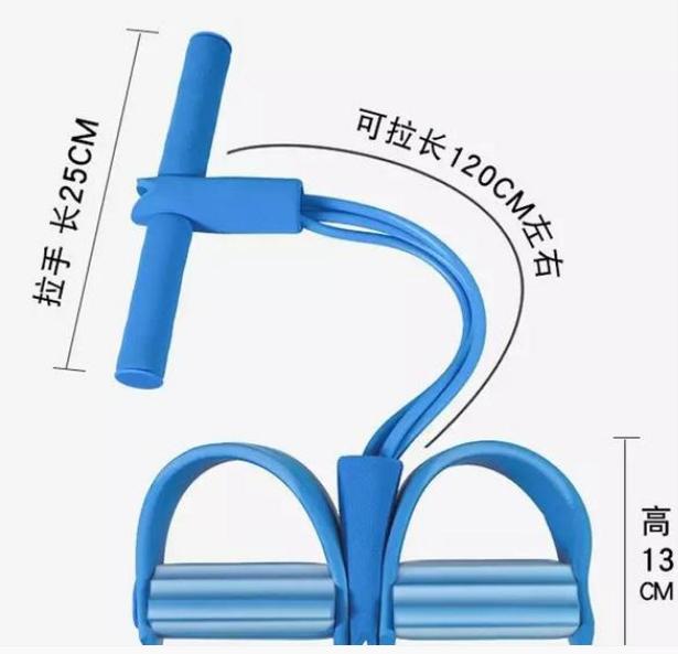 赵一楠牛牛瘦身_明星减肥方法对比_脚蹬拉力器瘦腰腹训练